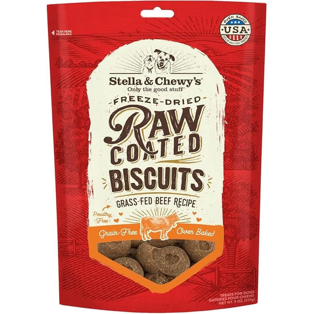 Stella & Chewy's Biscuit Raw Coated Beef - 9oz