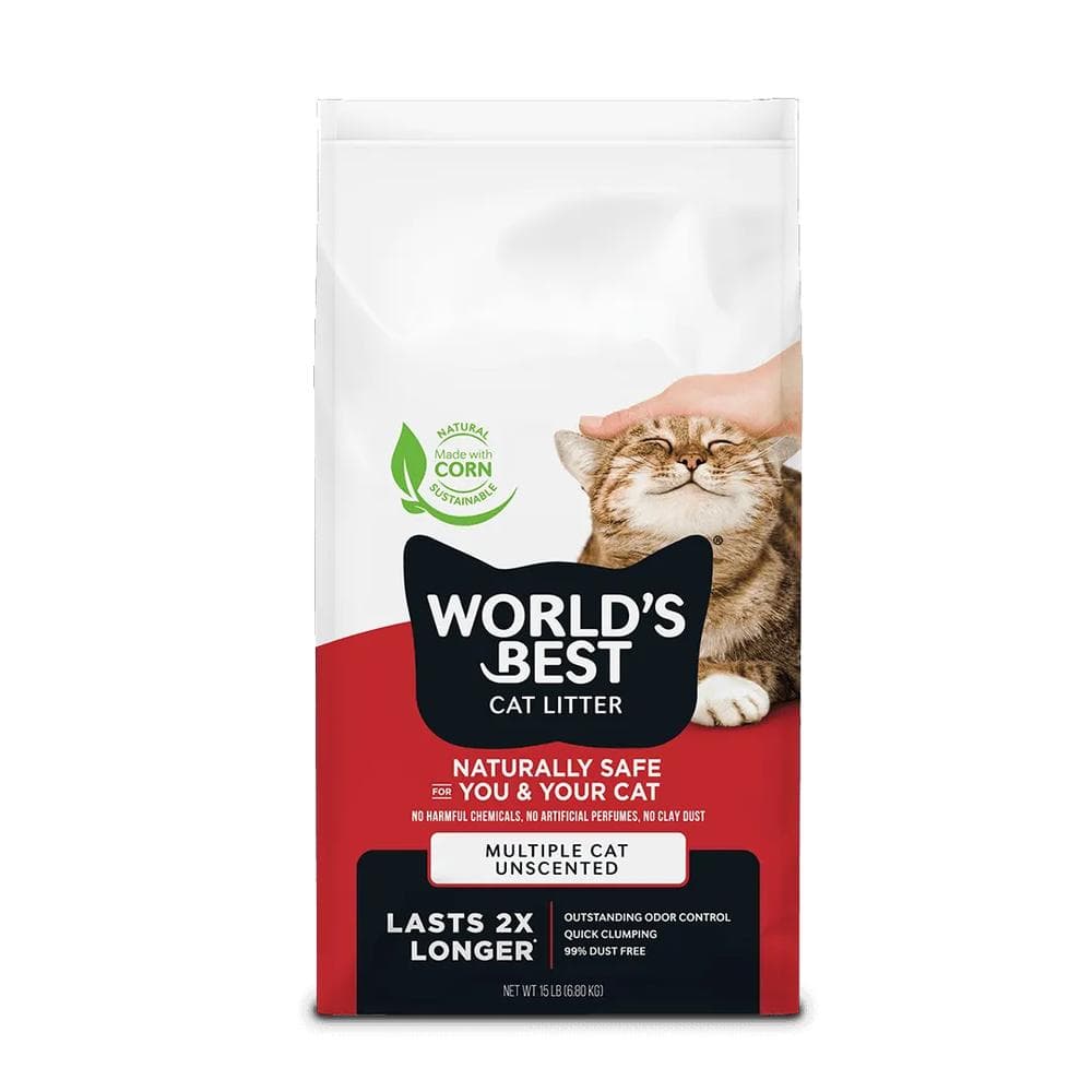 World's Best Cat X-Strength Litter, Red Label - 15lb