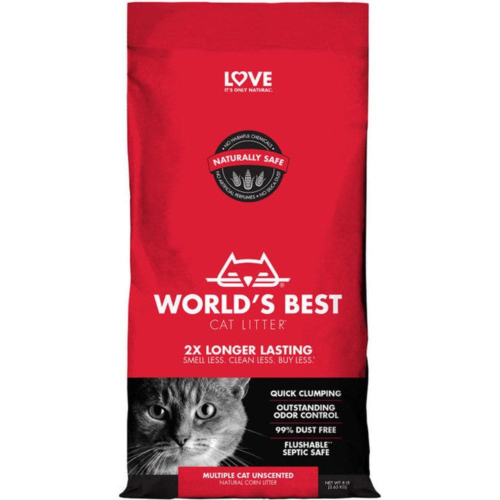 World's Best Cat X-Strength Litter, Red Label - 8lb
