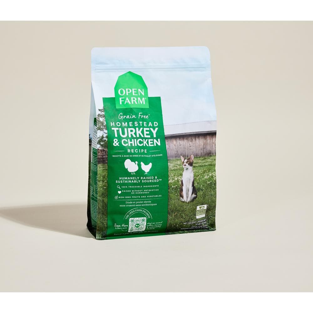 Open Farm Cat Dry GF Turkey & Chicken Homestead - 8lb