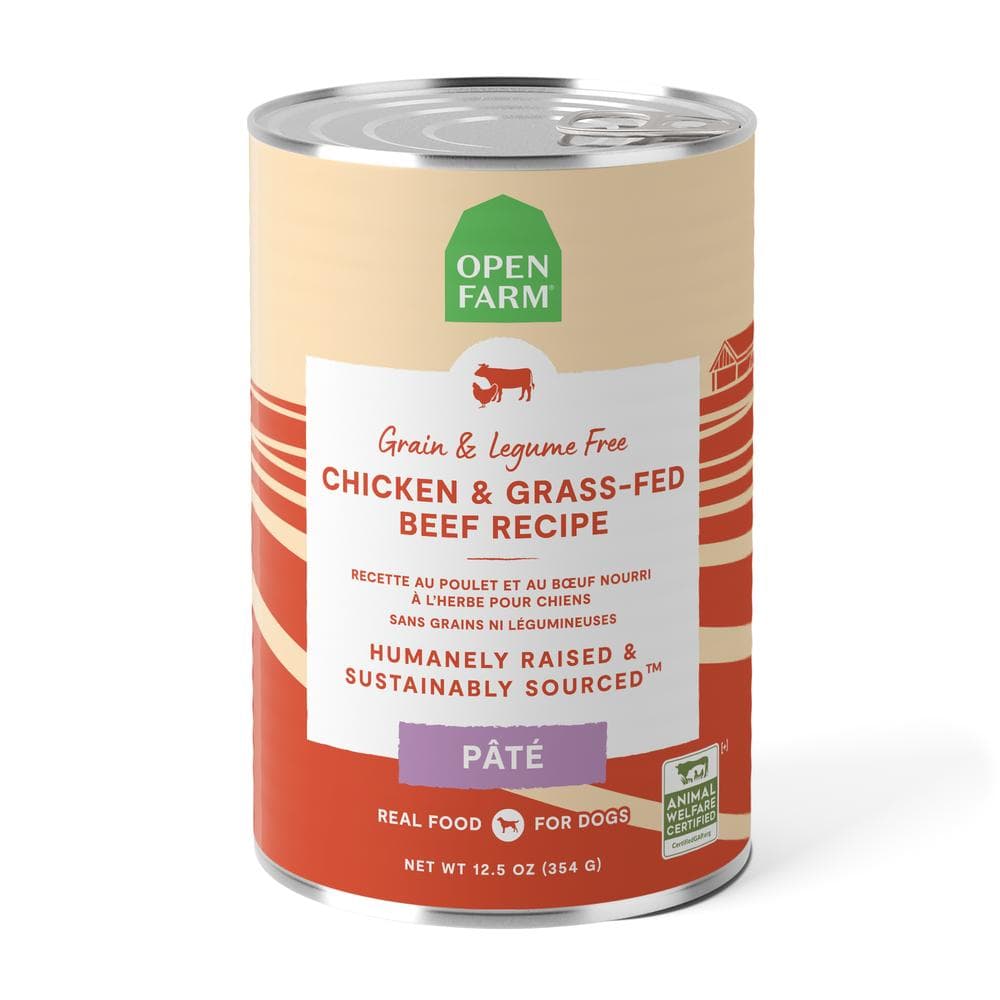 Open Farm Dog Canned Chicken Grass Fed Beef - 12.5oz