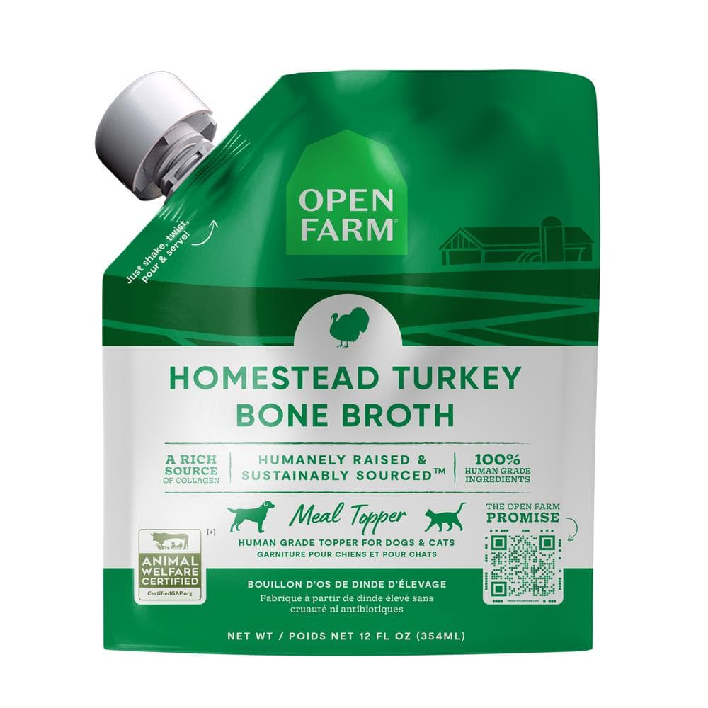 Open Farm Bone Broth Turkey - 12oz