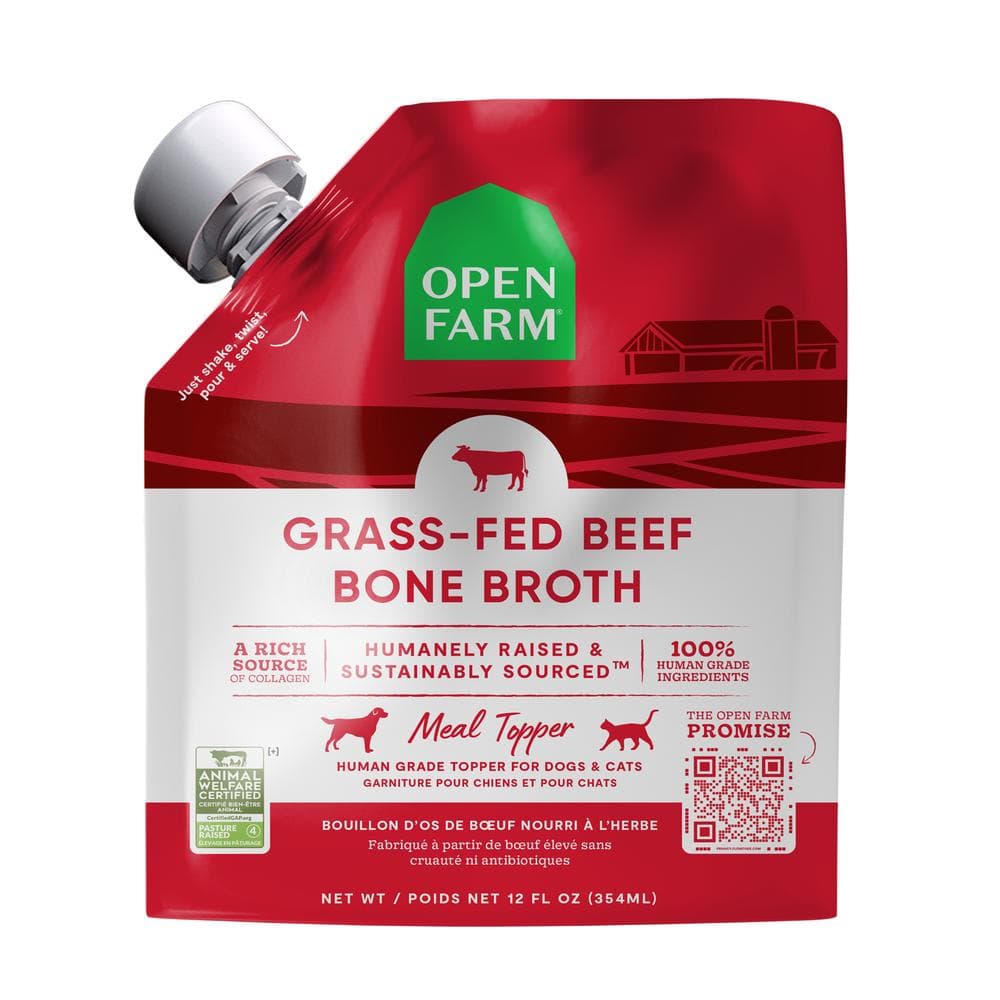 Open Farm Bone Broth Beef - 12oz