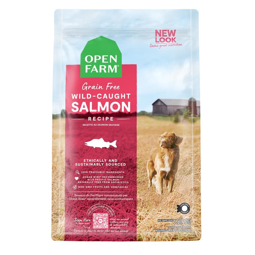 Open Farm Dog Dry GF Wild-Caught Salmon - 4lb