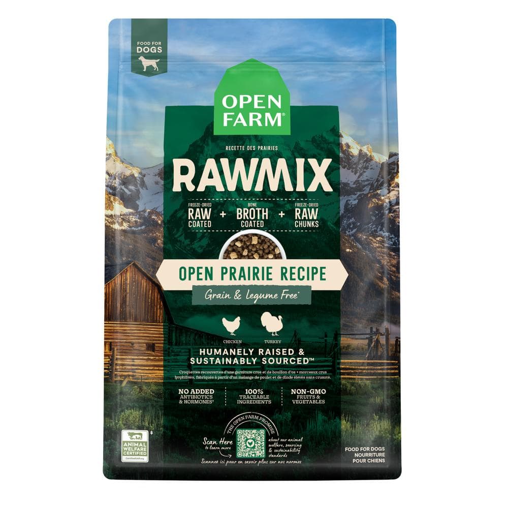 Open Farm Dog Dry GF RawMix Open Prairie - 3.5lb