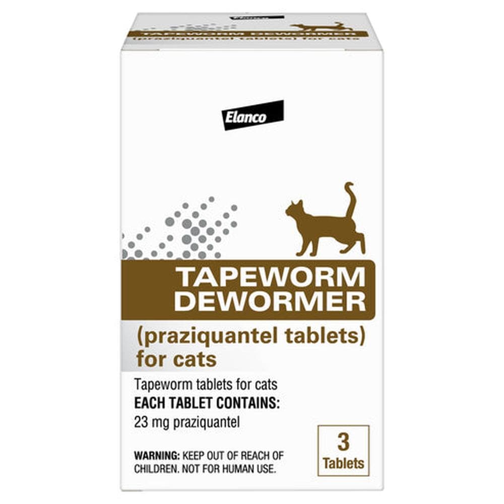 Bayer Tapeworm Dewormer Praziquantel Tablets for Cat - 3 Count