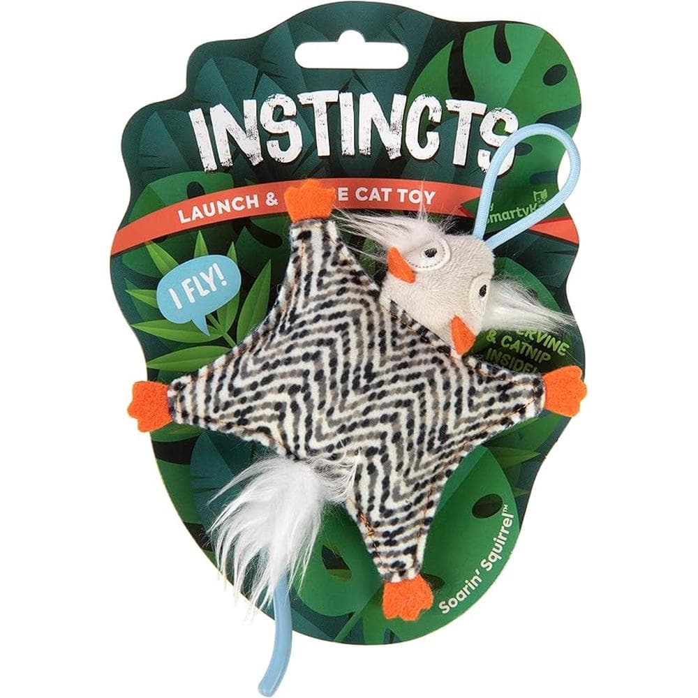 Instinct Cat Toy Soarin Squirrel - 1 Count