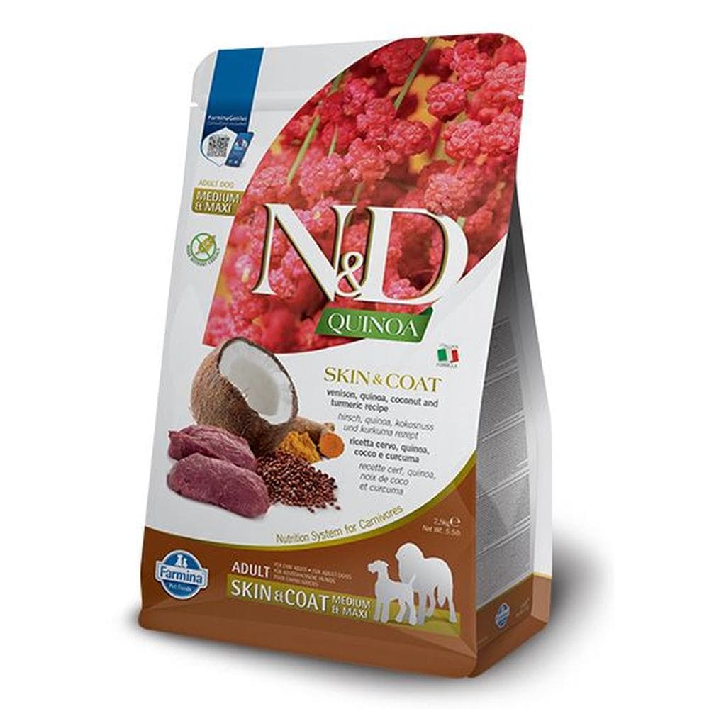 Farmina Dog Quinoa Skin & Coat Venison - 5.5lb