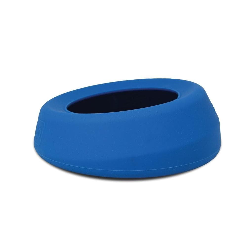 Kurgo Splash Free Wander Water Bowl- Blue Only Chili Red - 1 Count