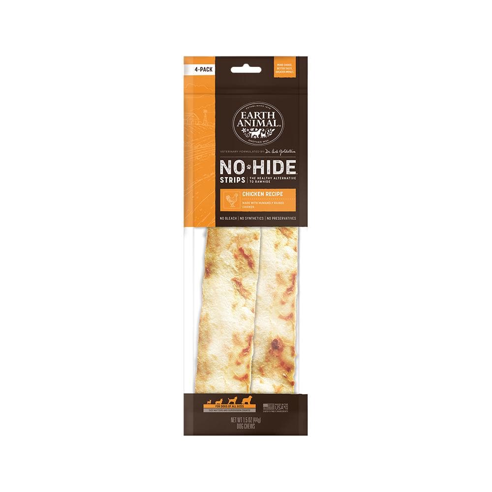 Earth Animal No Hide Chicken Strip - 4 Pack