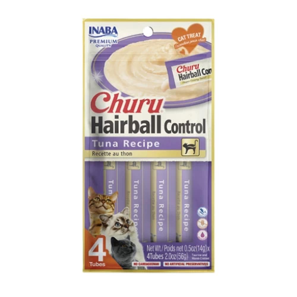 Ciao Churu Purees Indoor Care Tuna 2oz - 4 Pack
