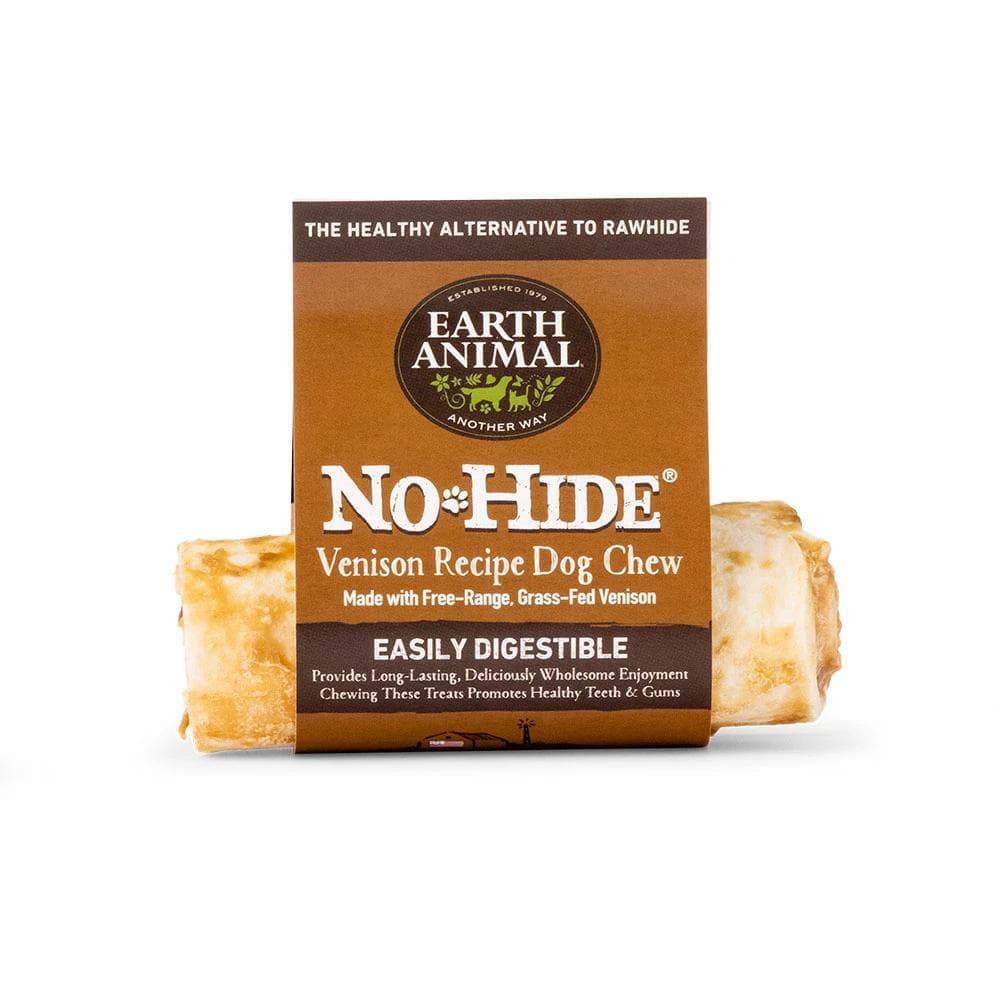 Earth Animal No Hide Venison Chews Small 4" - 1 Count