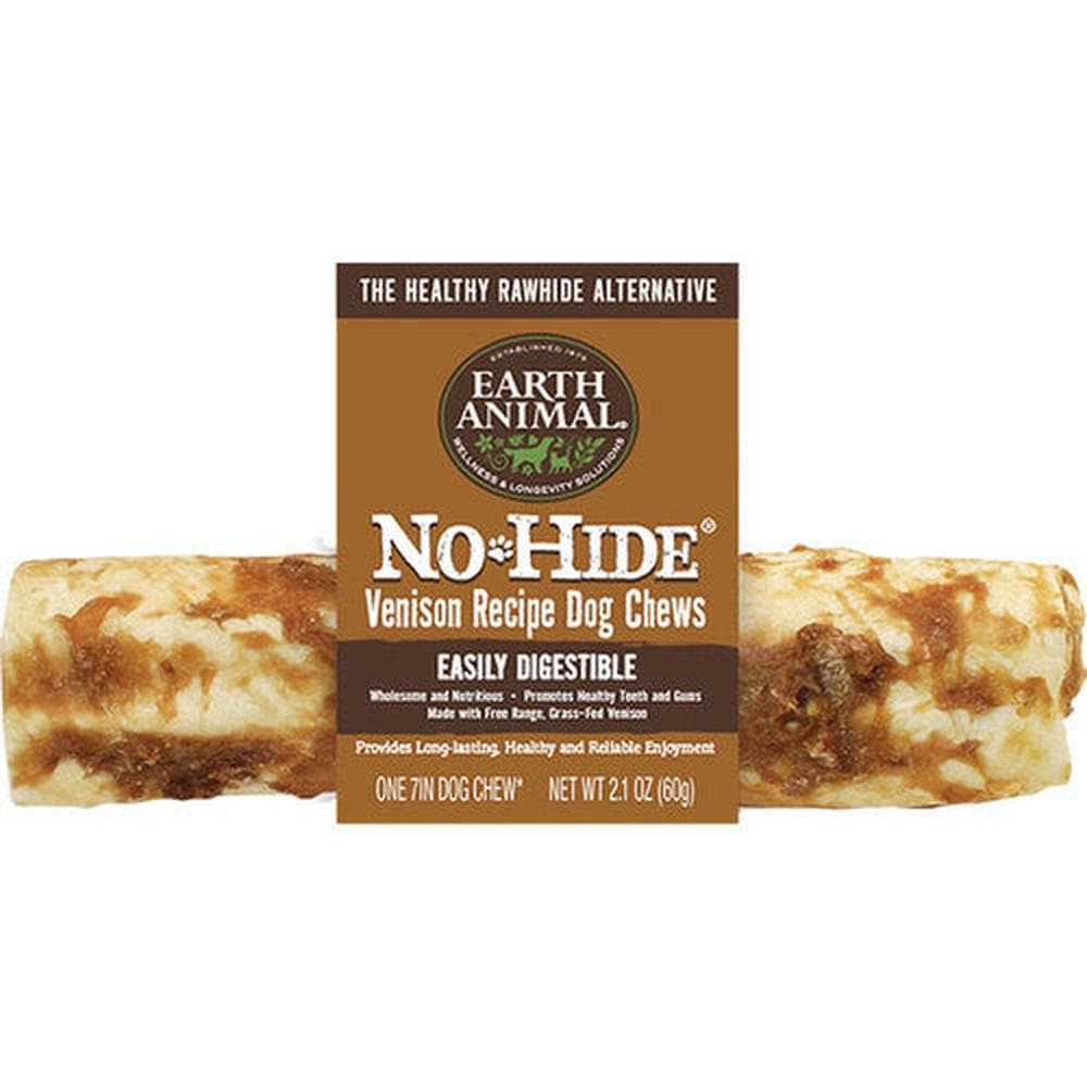 Earth Animal No Hide Venison Chews Medium 7" - 1 Count