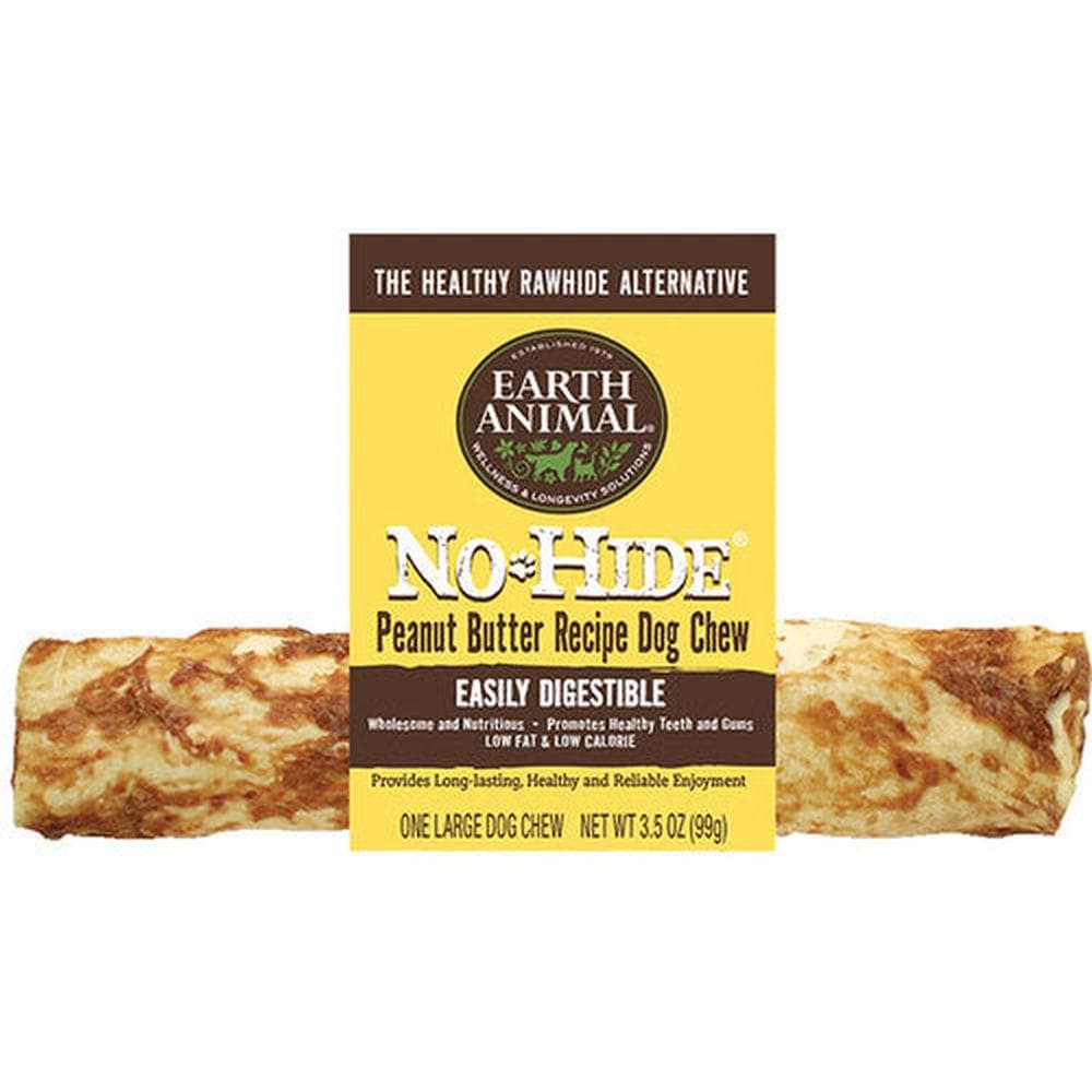Earth Animal No Hide Peanut Butter Chews Large 11" - 1 Count