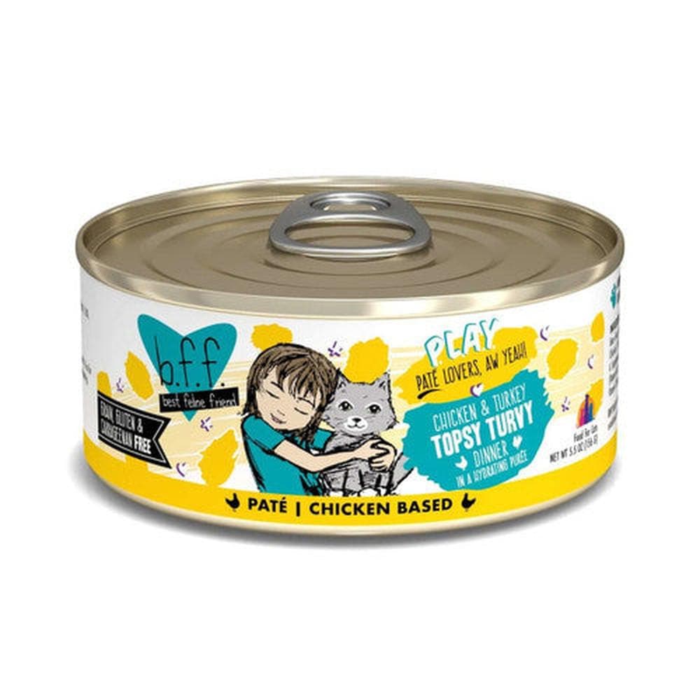 Weruva Cat BFF Play Can GF Chicken & Turkey Topsy Turvy - 5.5oz