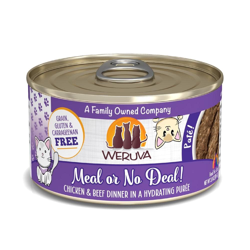 Weruva Cat Classic Can GF Pate Chicken & Beef - Meal Or No Del - 5.5oz