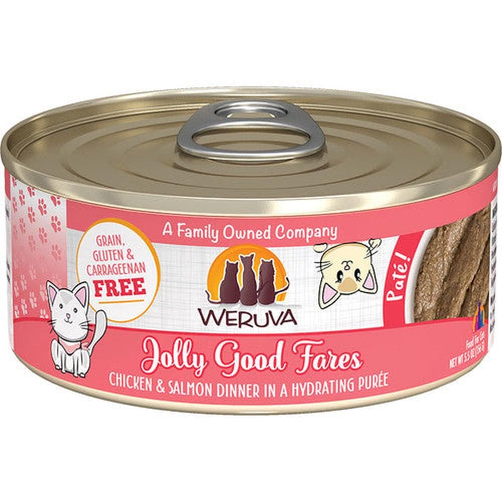 Weruva Cat Classic Can GF Pate Chicken & Salmon - Jolly Good Fare - 5.5oz