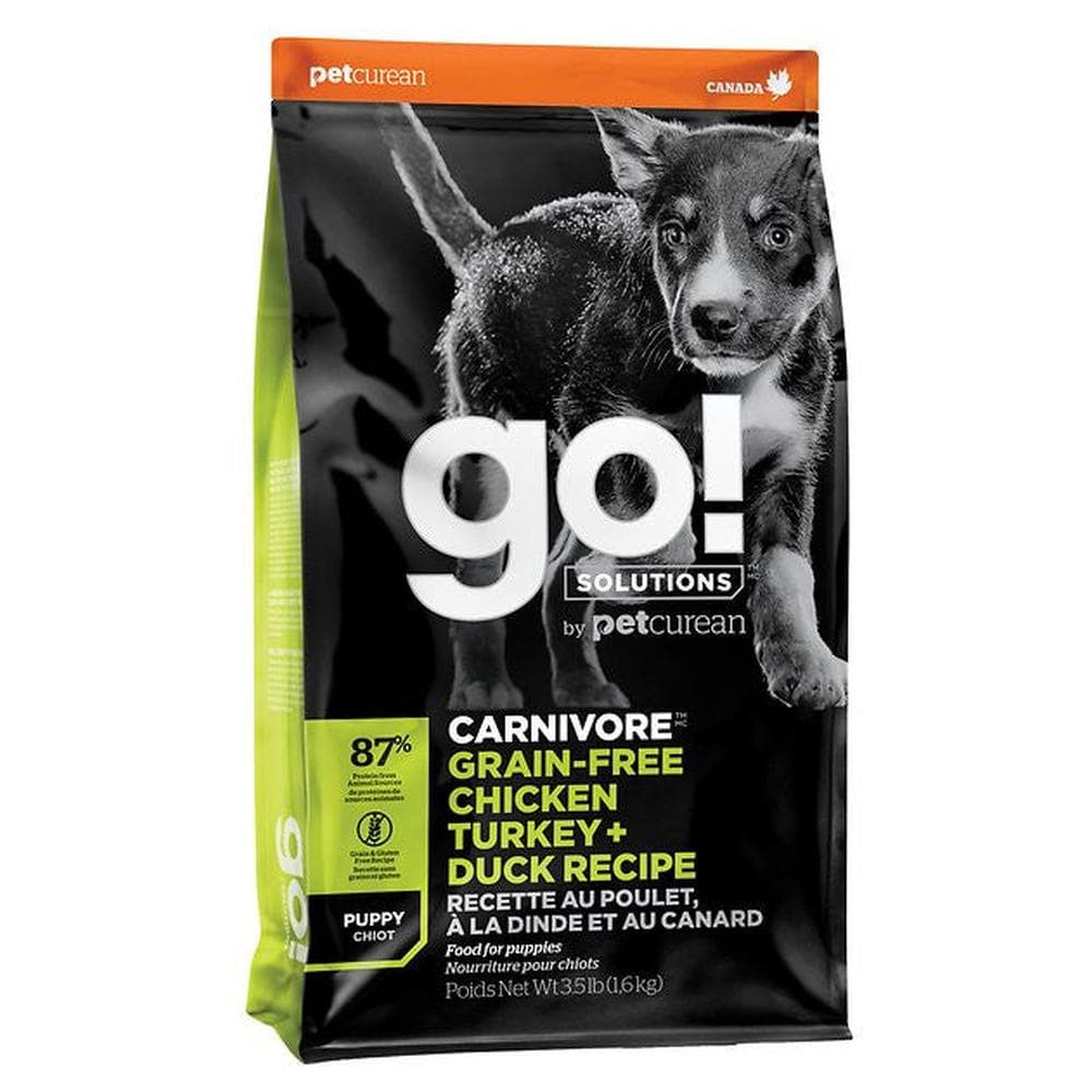 Petcurean Go! Carnivore GF Puppy Turkey & Duck - 3.5lb