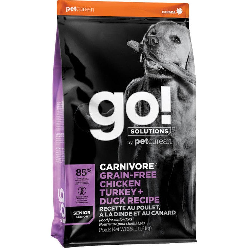 Petcurean Go! Carnivore GF Senior Turkey & Duck - 3.5lb