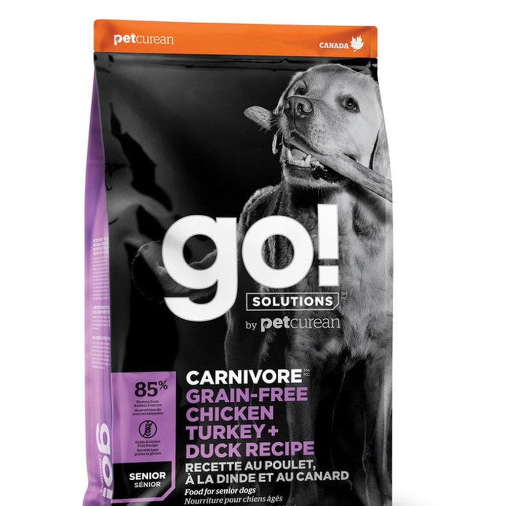 Petcurean Go! Carnivore GF Senior Turkey & Duck - 22lb