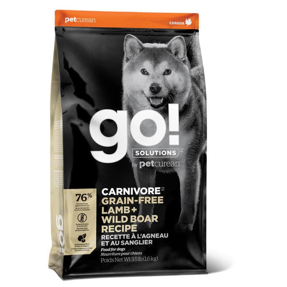 Petcurean Go! Carnivore GF Adult Dog Wild Boar - 3.5lb