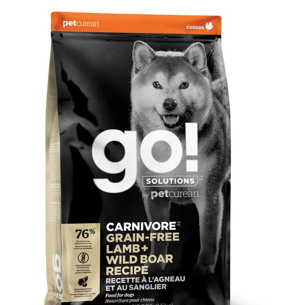 Petcurean Go! Carnivore GF Adult Dog Wild Boar - 22lb