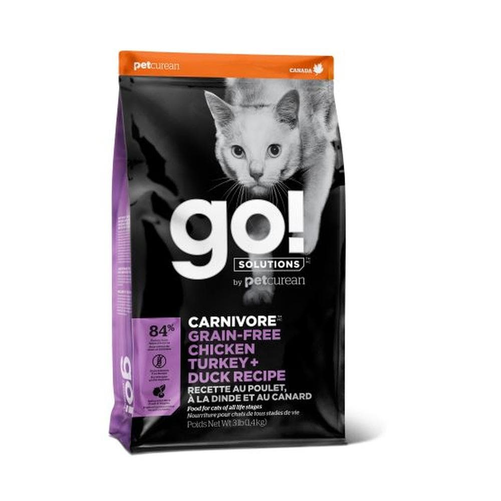 Petcurean Go! Carnivore GF Cat Turkey & Duck - 3lb