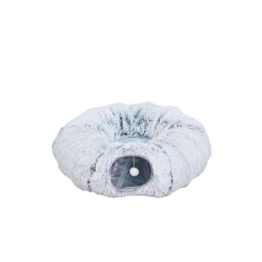 Petpals Fluffy 2-in-1 Cat Tunnel with Cat Bed - 1 Count