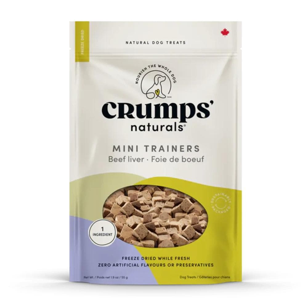 Crumps Mini Trainers Freeze Dried Beef Liver - 4.4oz