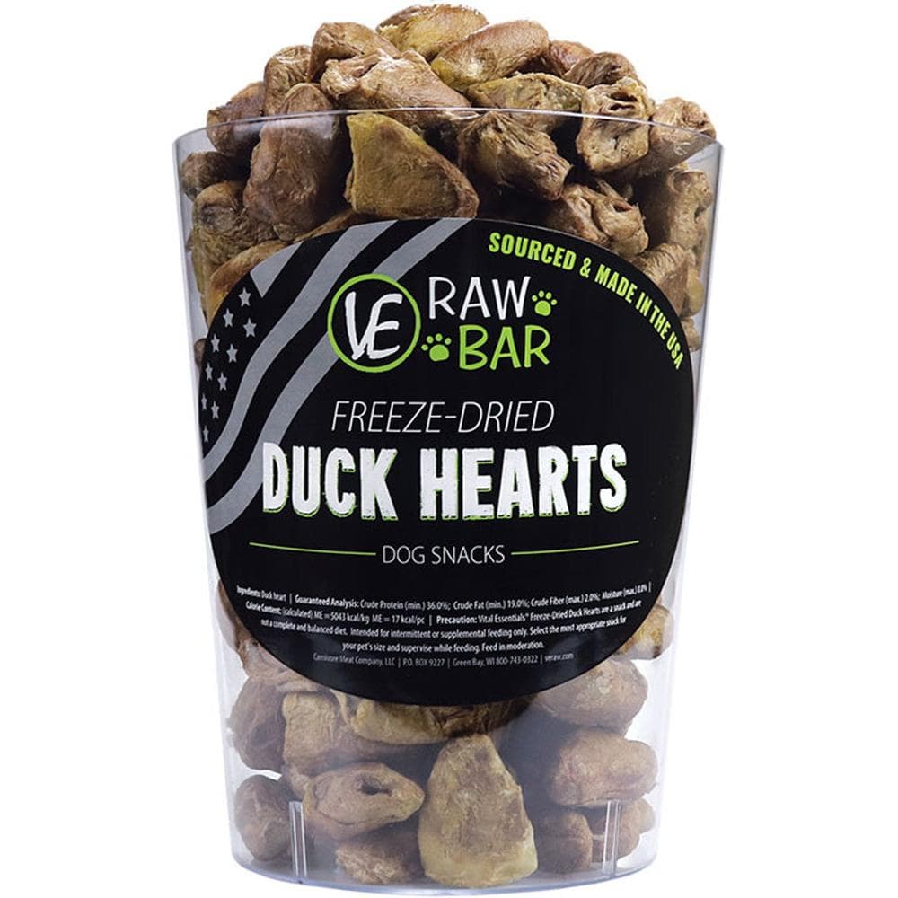 Vital Essentials Raw Bar FD Duck Hearts - 1 Pack