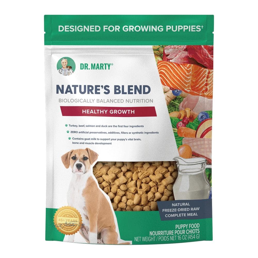 Dr. Marty Nature's Blend For Puppies Freeze Dried Raw Dog Food - 16oz