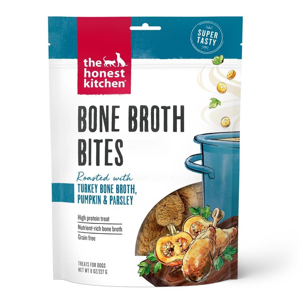The Honest Kitchen Cookies Bone Broth Bites Turkey & PumPackin - 8oz
