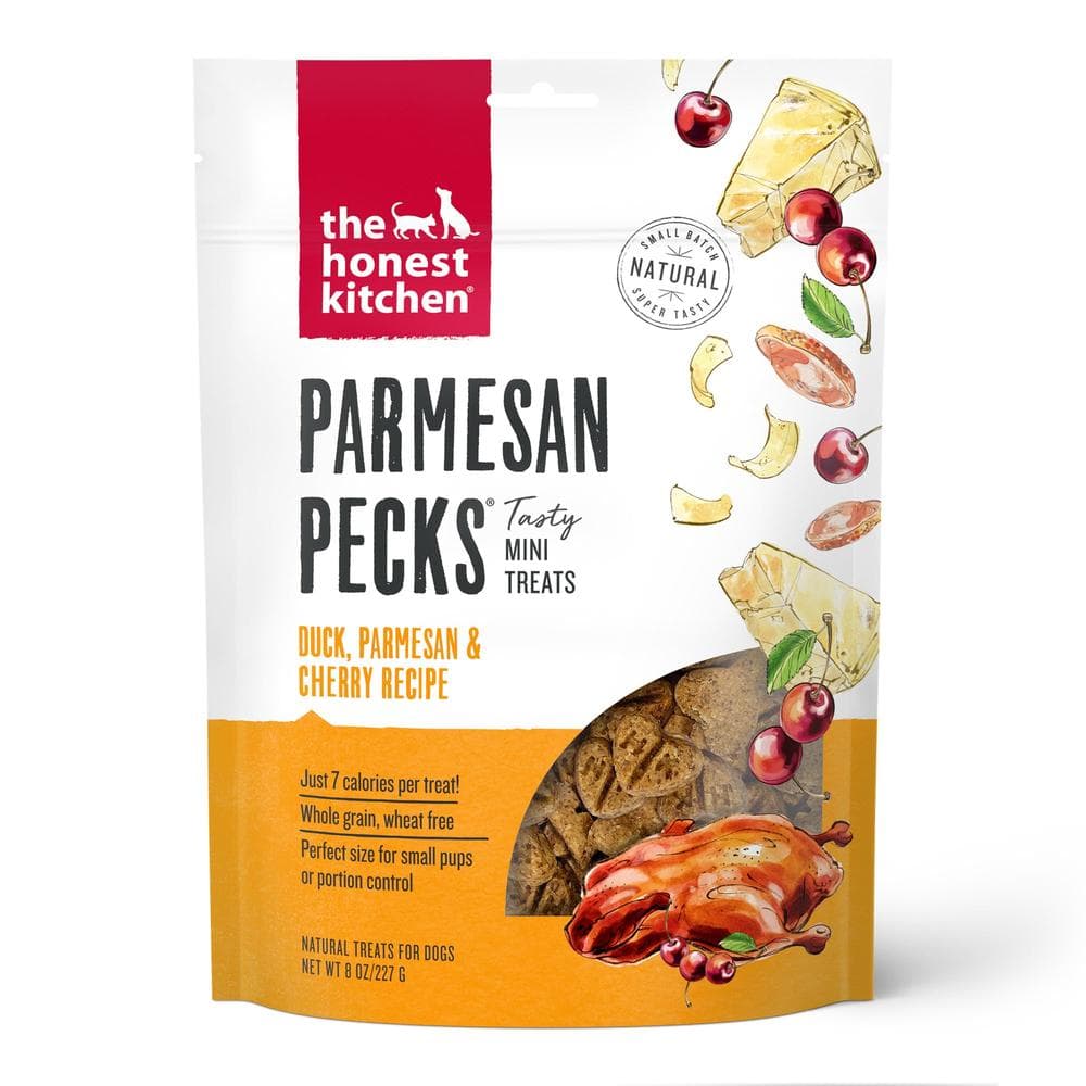 The Honest Kitchen Cookies Parmesan Pecks Duck & Cherry - 8oz
