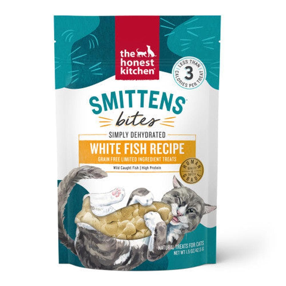 The Honest Kitchen Cat Treat Smittens Round Whitefish - 1.5oz