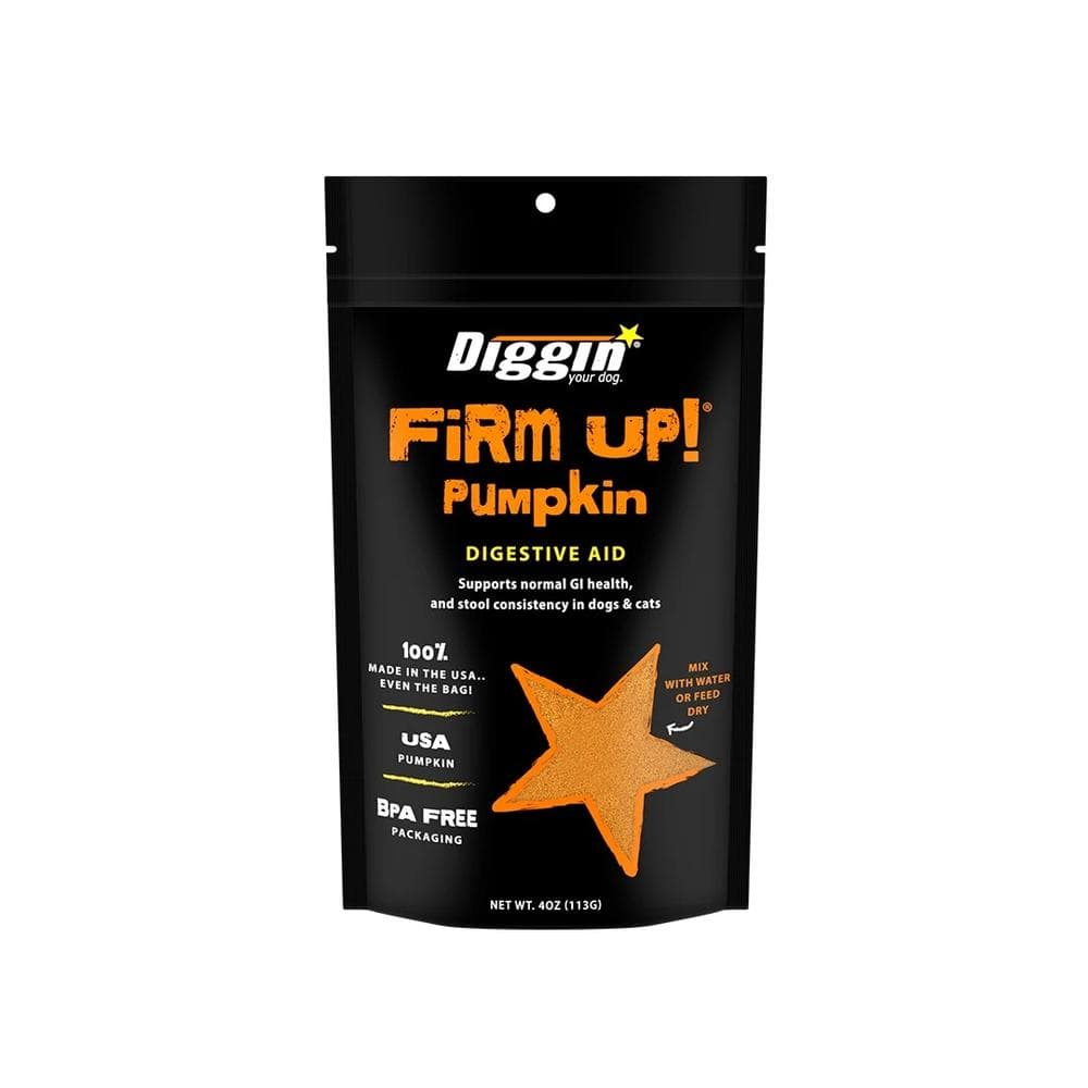 Diggin' Your Dog Firm Up Pumpkin Digestive Aid for Dogs & Cats - 4 oz