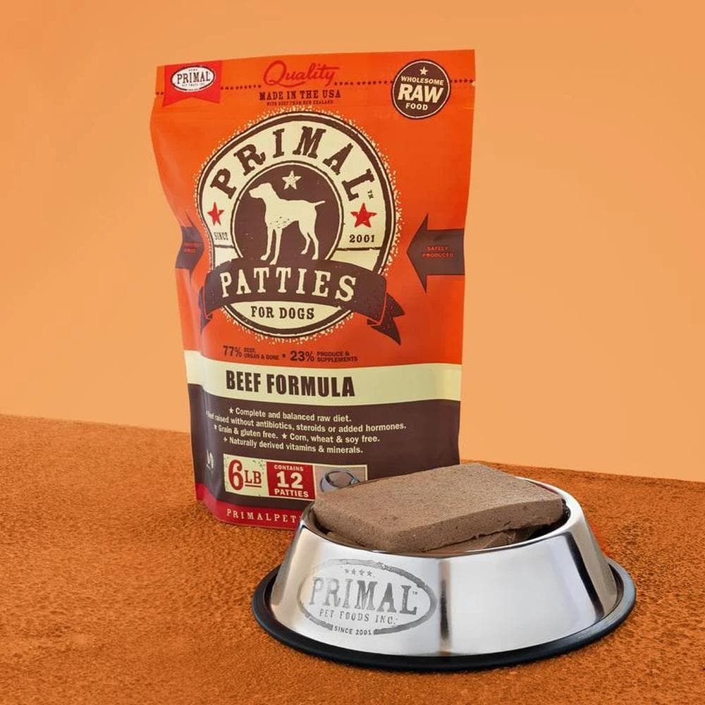 Primal Dog Patties Beef - 6lb