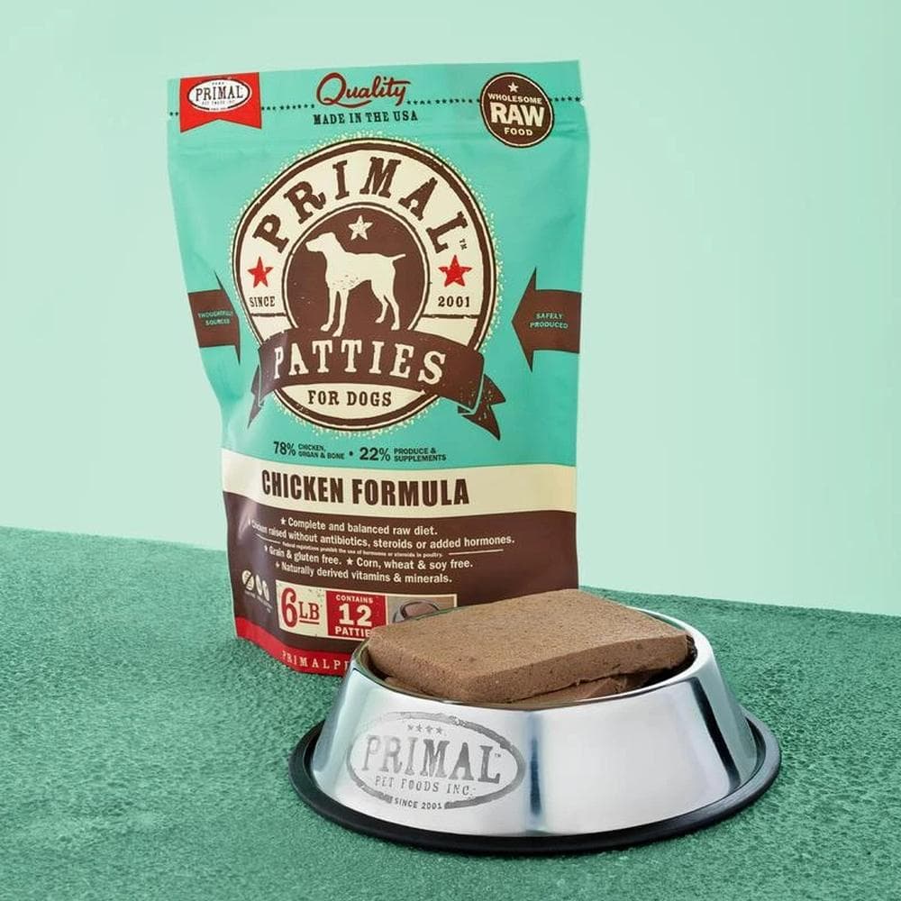 Primal Dog Patties Chicken - 6lb