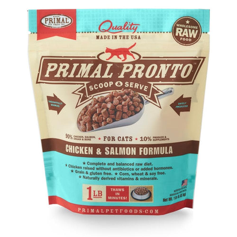 Primal Cat Pronto Chicken & Salmon - 1lb