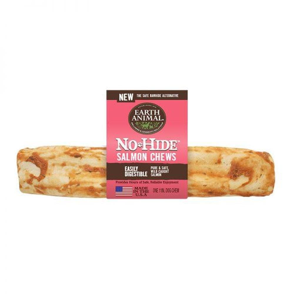 Earth Animal No Hide Salmon Chews Medium 7" - 1 Count