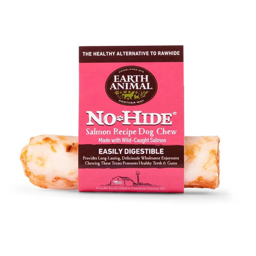 Earth Animal No Hide Salmon Chews Small 4" - 1 Count
