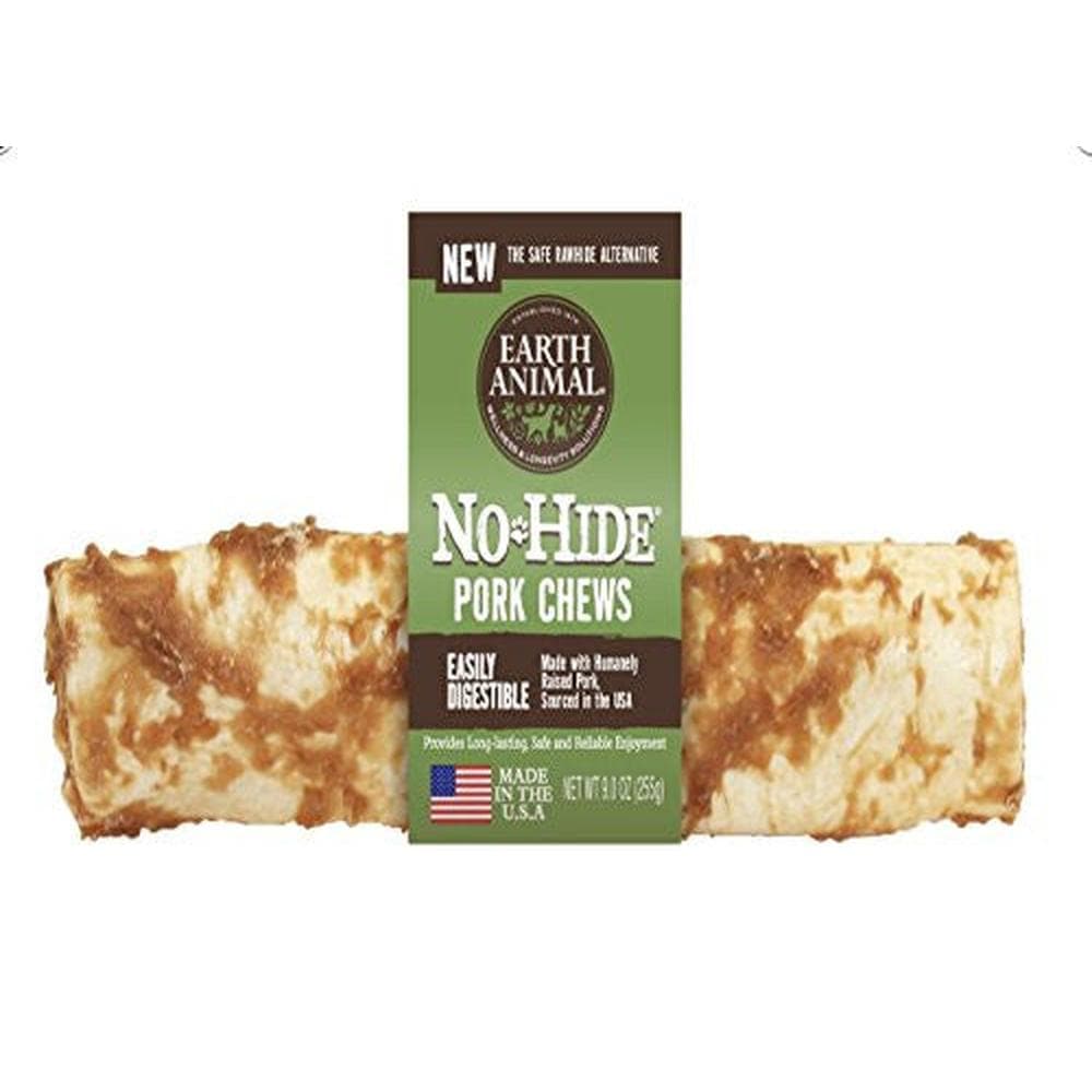 Earth Animal No Hide Pork Chews Small 4" - 1 Count