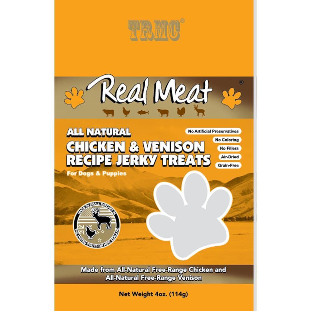 Real Meat Chicken Venison Treats - 4oz