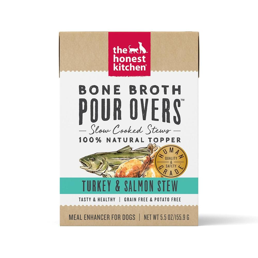 The Honest Kitchen Bone Broth Pour Over Turkey & Salmon Stew - 5.5oz