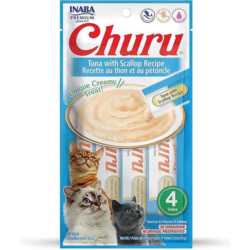 Ciao Churu Purees Tuna w/ Scallop 2oz - 4 Pack