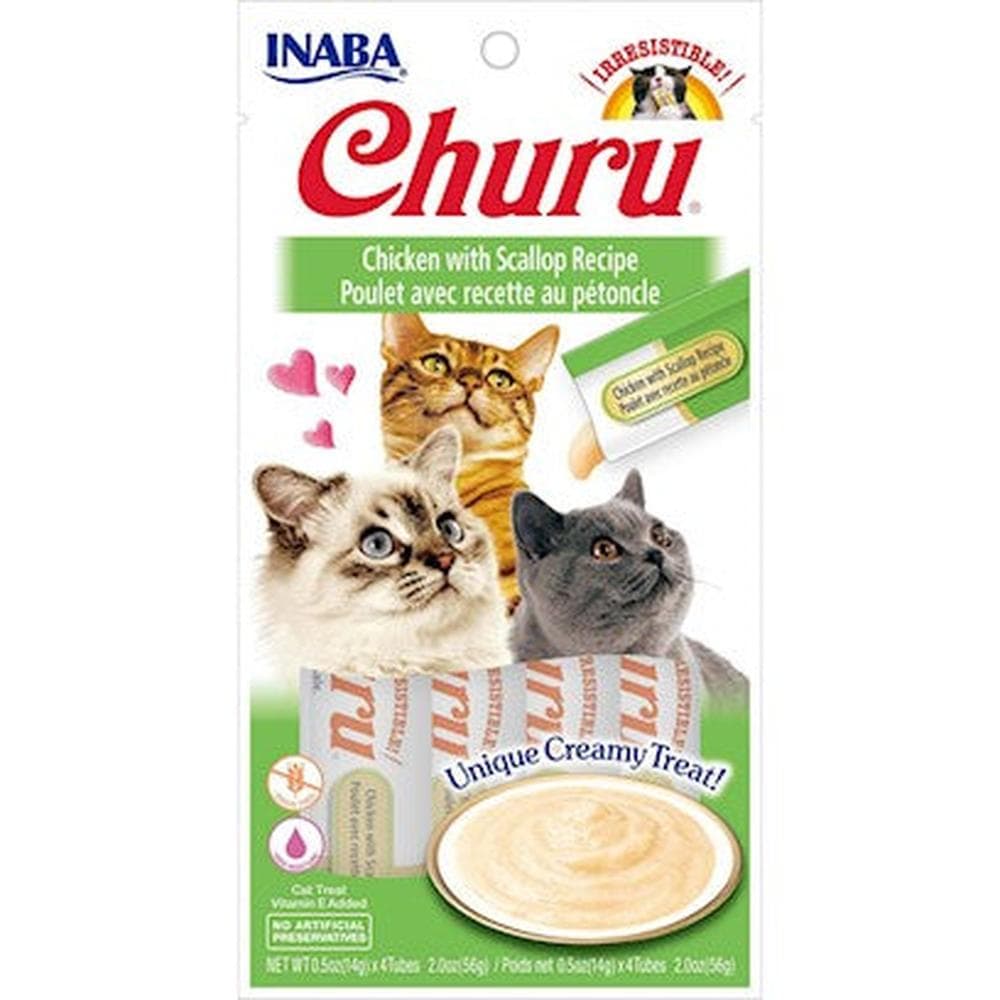 Ciao Churu Purees Chicken w/ Scallop 2oz - 4 Pack
