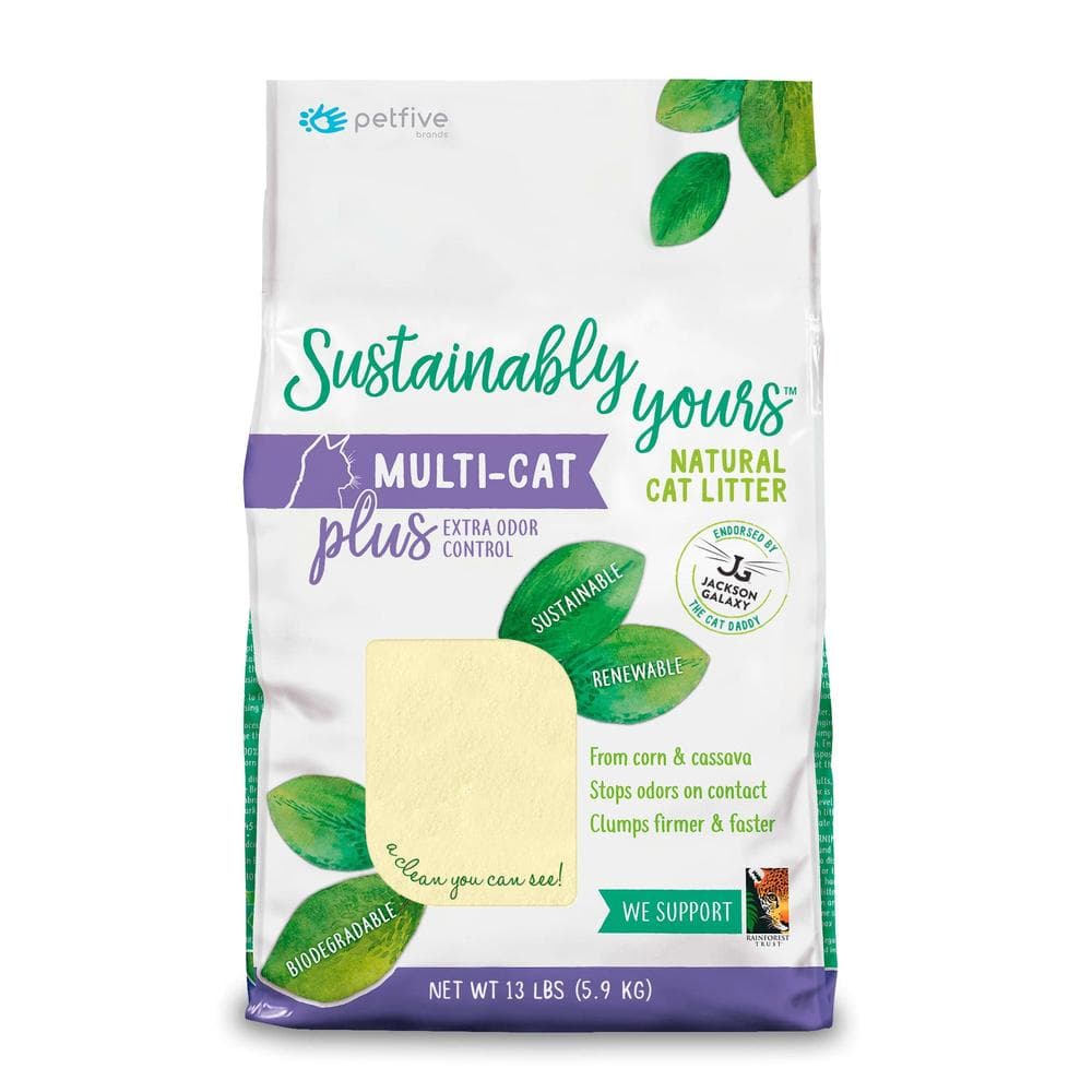 Sustainably Yours Multi Cat Litter 13lb (Blue)