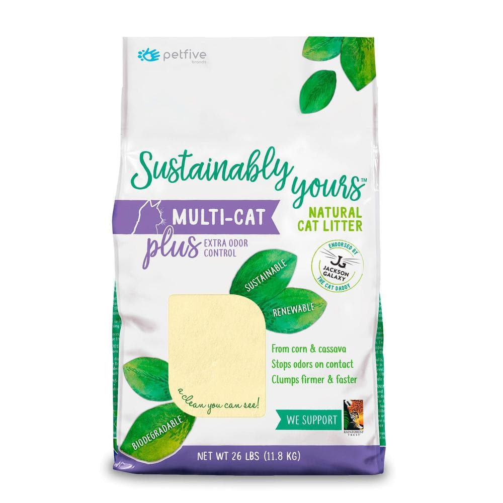 Sustainably Yours Multi Cat Litter - 26lb (Blue)