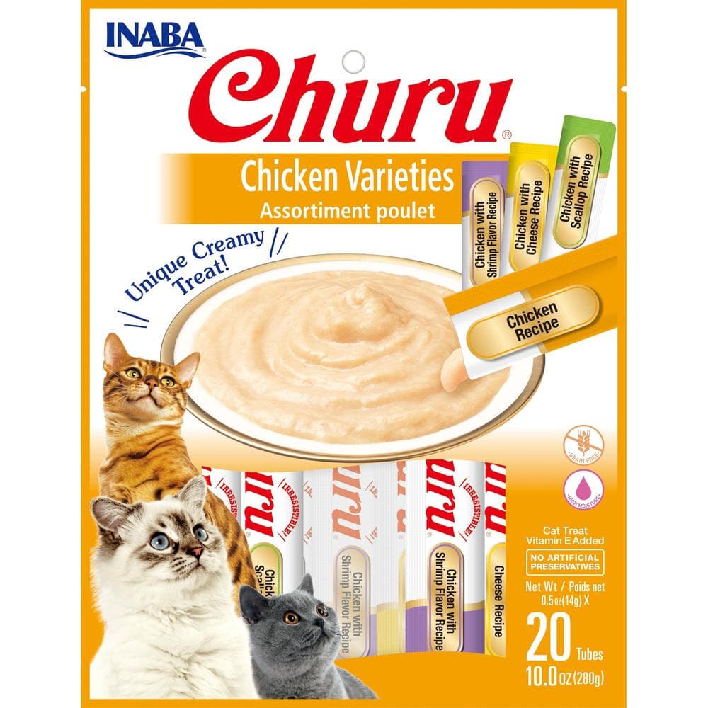 Ciao Cat Churu Purees Chicken Variety - 20 Tubes