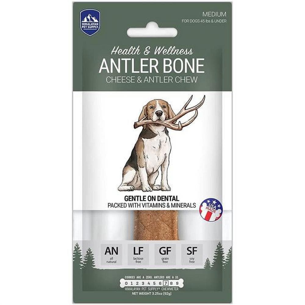 Himalayan Dog Antler Bone Medium - 1 Count