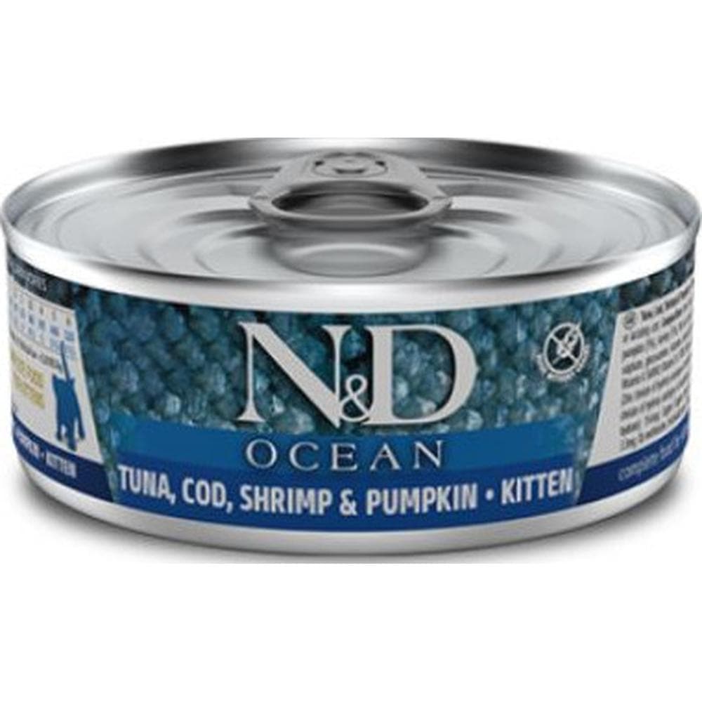 Farmina Cat Can Ocean - Kitten Cod, Shrimp & PumPackin - 2.8oz